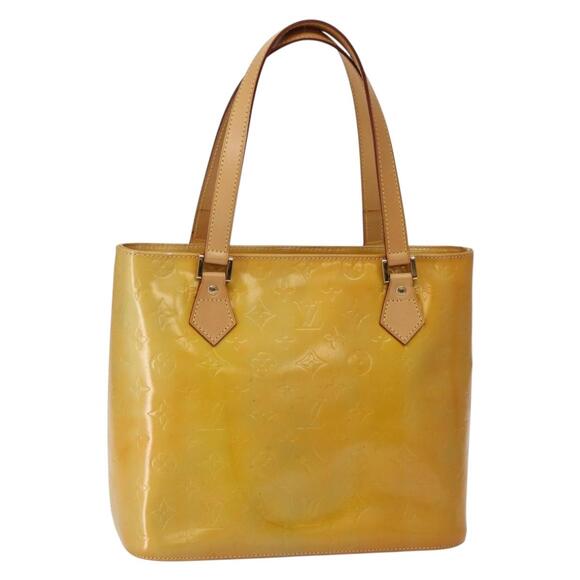 LOUIS VUITTON Monogram Vernis Houston Hand Bag Gris M91053 - Picture 1 of 12